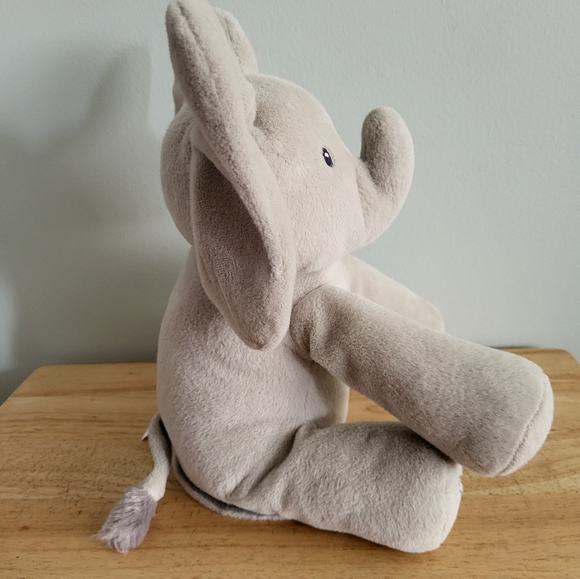 Baby Gund Elephant Animated Flappy Ears Sing and Play Grey - Picture 9 of 9